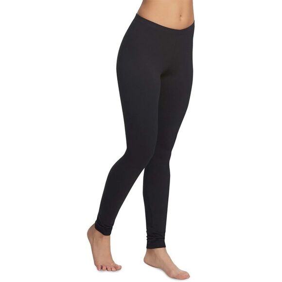 2 Pack Women’s Velvety Soft Lightweight Leggings, High-Rise Skinny Fit, L - Picture 3 of 4